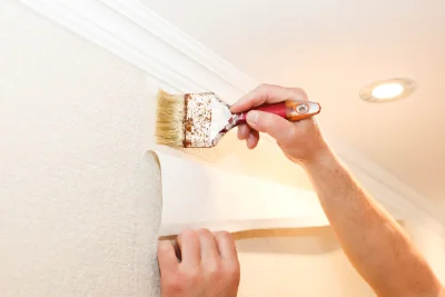 Pose de papier peint à Baixas — revêtements muraux et toiles de verre